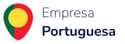 Imagem que representa a nacionalidade da empresa. Composta por um logotipo de localização a imitar a bandeira portuguesa.